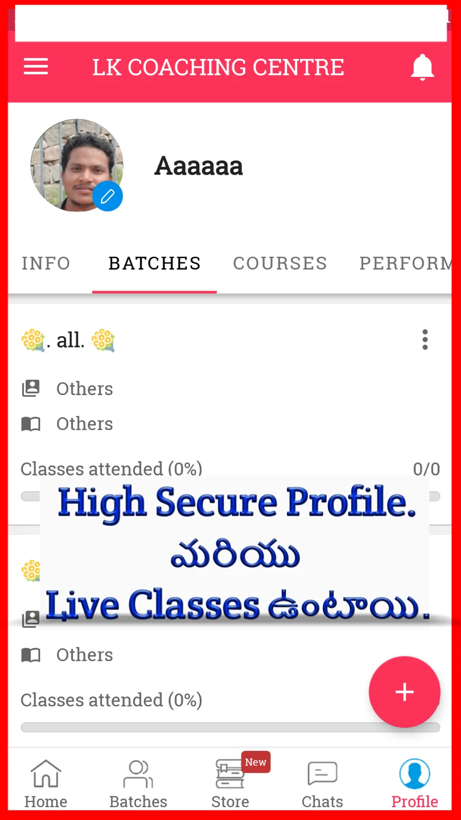 LK COACHING CENTRE screenshot